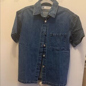Parke Denim Short Sleeve Button Up